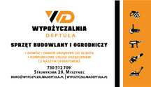 Wypożyczalnia, wynajem, sprzęt budowlany, ogrodniczy, przyczepy,laweta