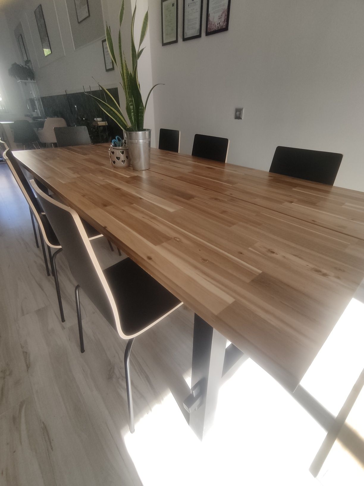 Krzesło Ikea czarne eleganckie