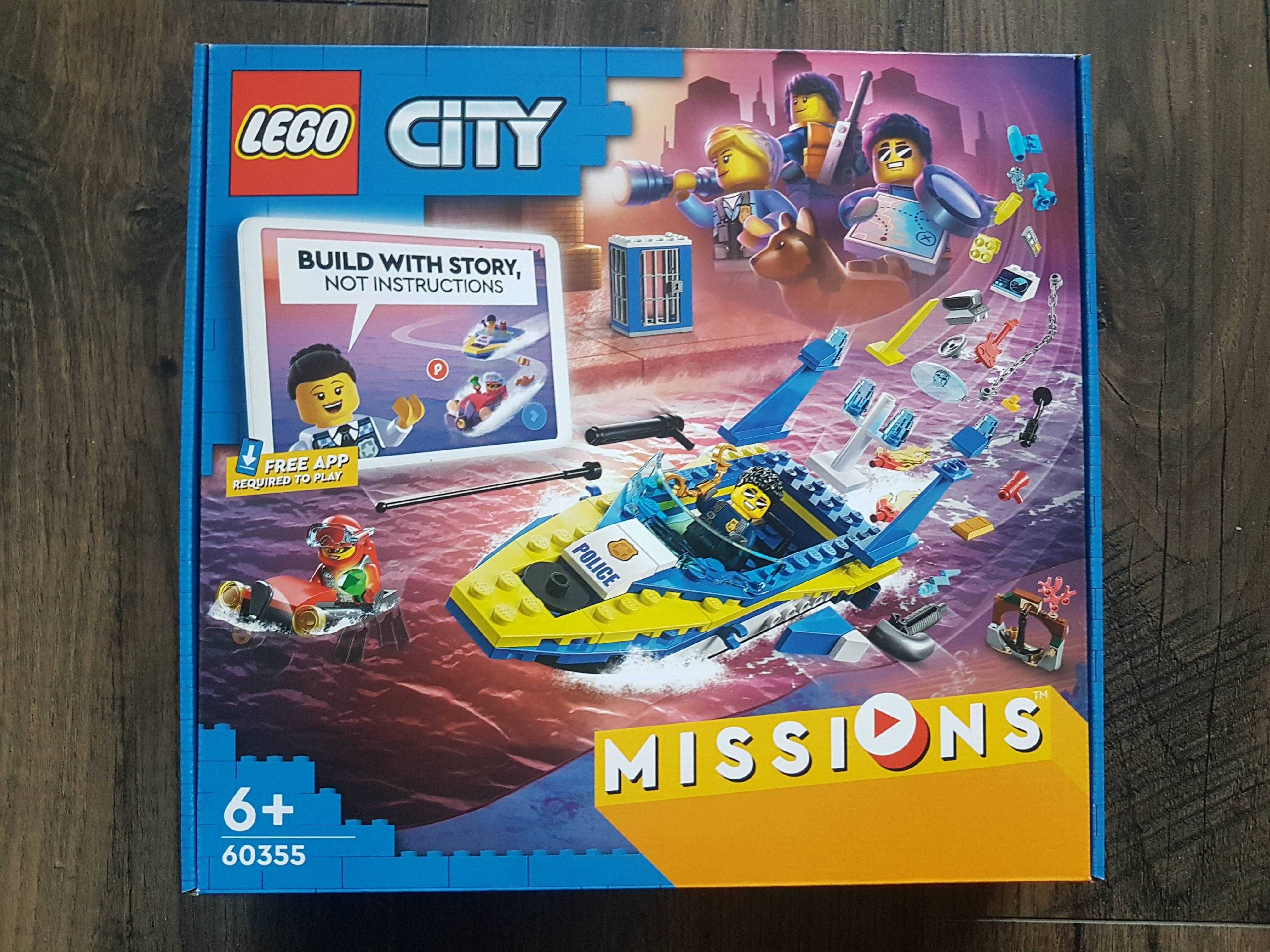 Nowe LEGO City 60355 Śledztwa wodnej policji