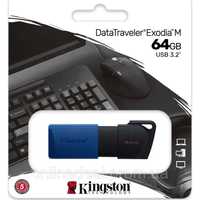 USB-накопичувач Kingston DT Exodia M 64Gb USB Flash 3.2 Black/Blue
