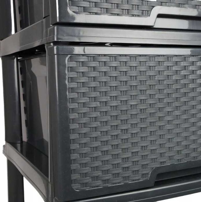 Organizer Szafka Półka Komoda z Szufladami Plastikowa Wolnostojąca