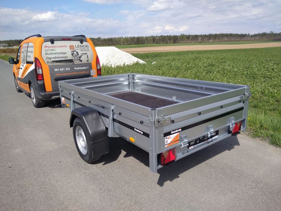 Brenderup 2260WSB 1300kg od ręki DOSTAWA !!!  Przyczepa ciężarowa uchylna, Quad, traktorek, kosiarka, 1300kg OD RĘKI