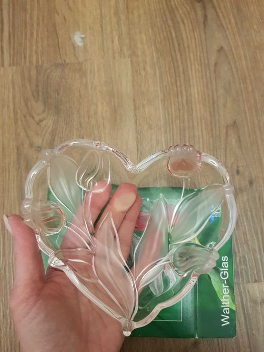 Посуда вазочка стекляная сердце салатница Стакани паровоз
