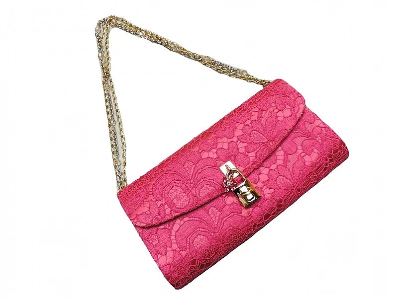 Dolce Gabbana Borsa Da Sera In Pizzo Wieczorowa Kopertówka Premium