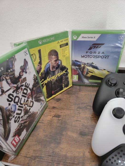 Xbox Series X zestaw 2 pady, ładowarka, 3 gry gwarancja