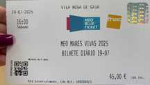Bilhete MEO Marés Vivas