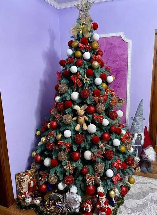 ‼️ Пишна штучна ялинка новорічна зелена лита. Дропшипінг