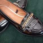 Nowe buty damskie mokasyny, lakierowane  r. 36 .