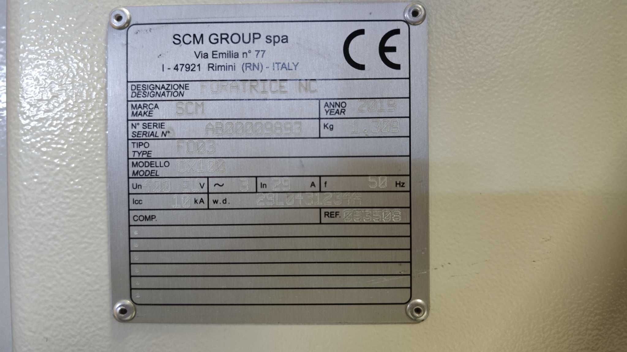 Wiertarka CNC SCM CX100 Morbidelli