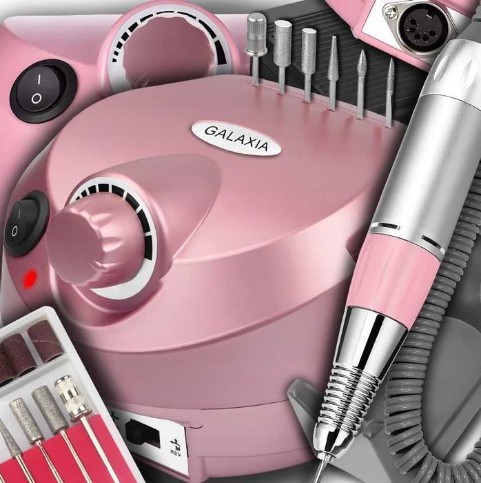 Mocna Frezarka do Paznokci 65W Frezy Profesjonalna Manicure i Pedicure