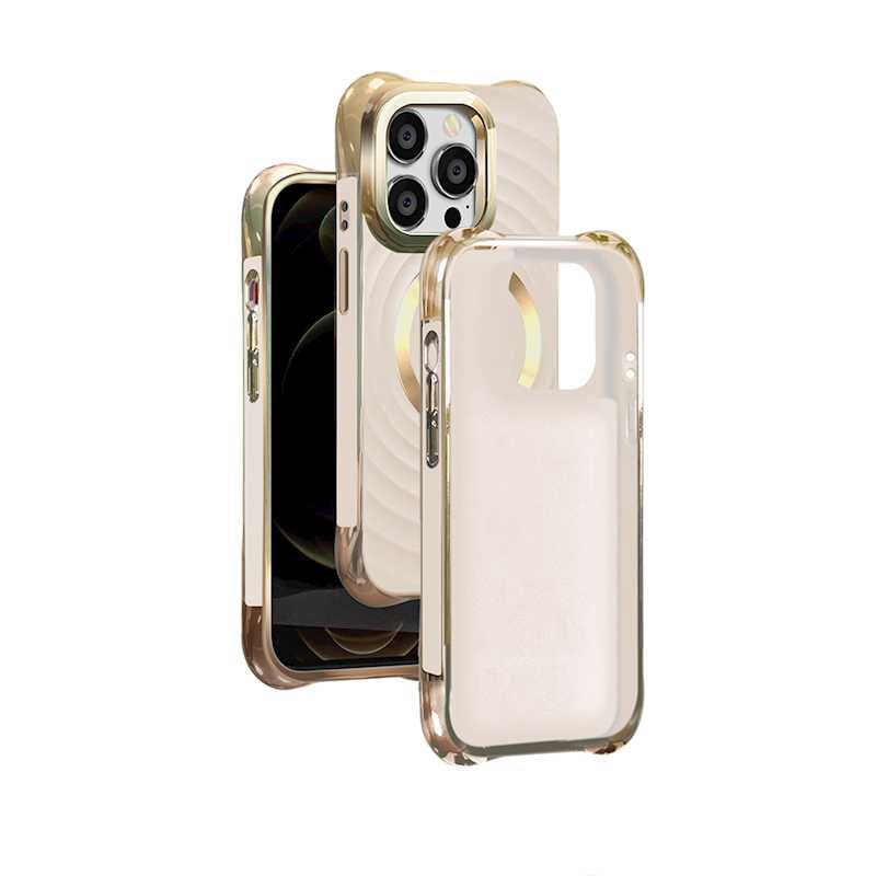 Nakładka Circle Glam Mag do iPhone 15 Pro 6,1" różowa