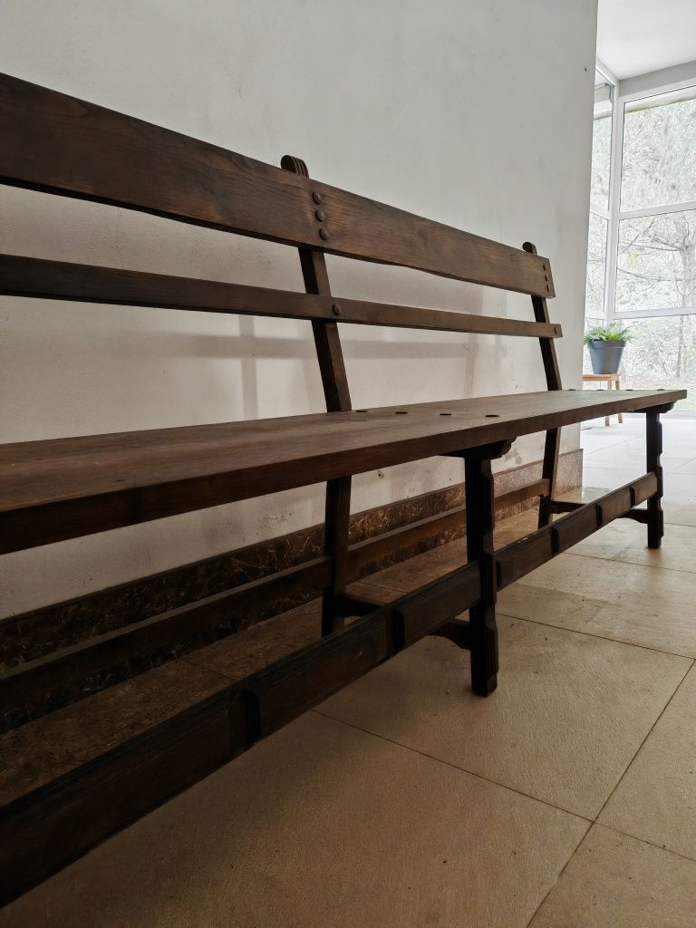 Banco rústico em madeira 2.5m