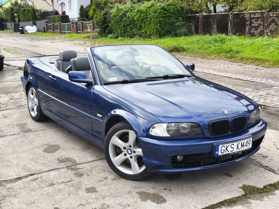 BMW E46 cabrio 3.0 m54b30 231km manual bez rdzy