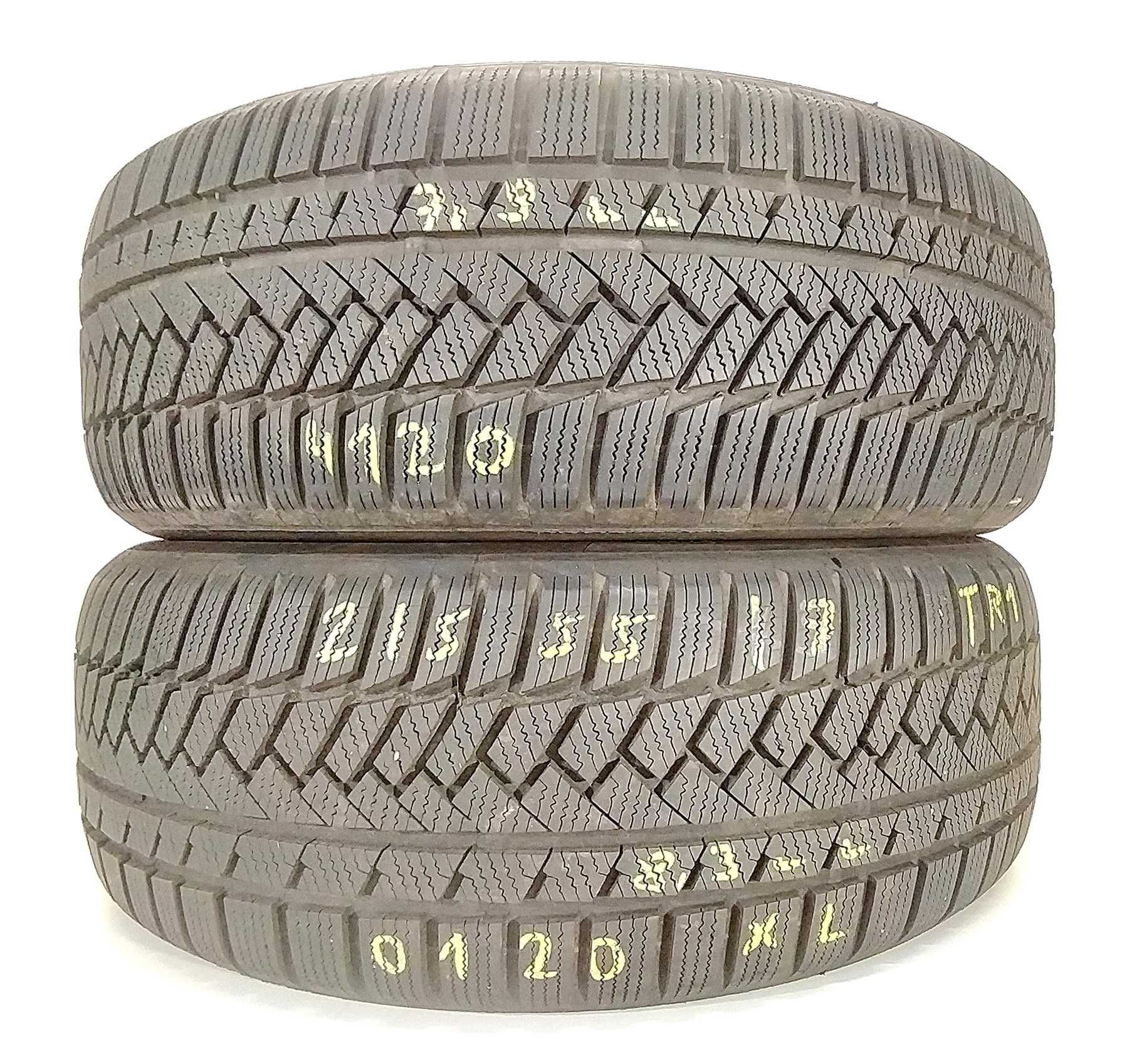 2x 215/55 R17 XL Continental TS850P opony zimowe 8 mm / montaż