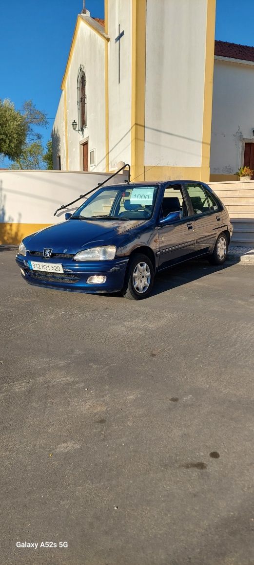 Peugeot 106 1.1i gasolina ano1998 insp6/2026 A/C + D/A muito económico