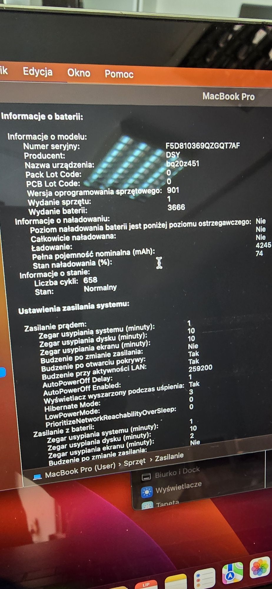 2017 Apple Macbook pro A1708
