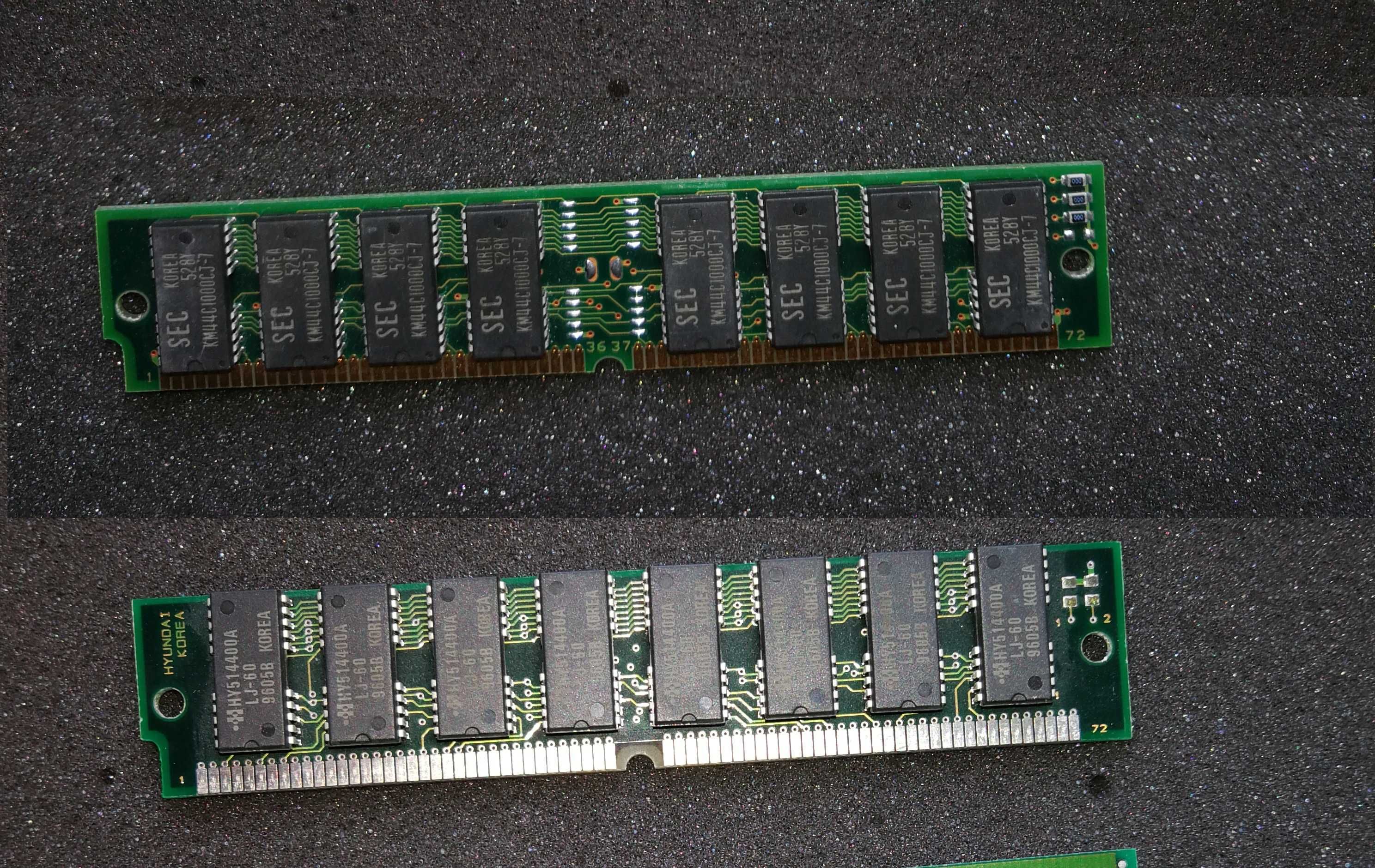 Ram Pamięć SIMM 72pin 2 x 4 MB sodimm retro pc vintage old school