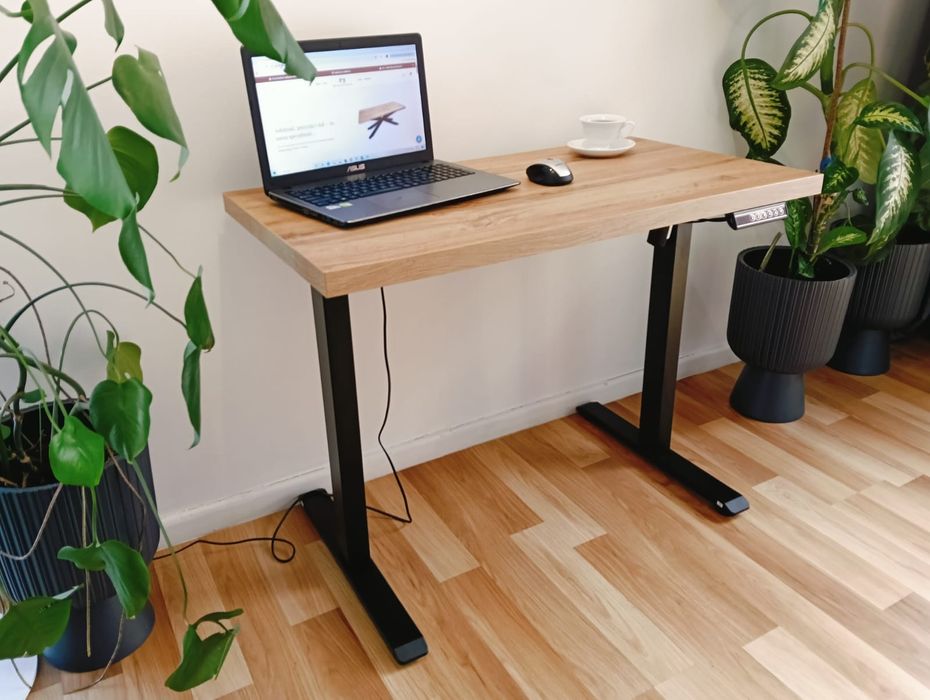 Nowoczesne biurko regulowane 4 poziomowe