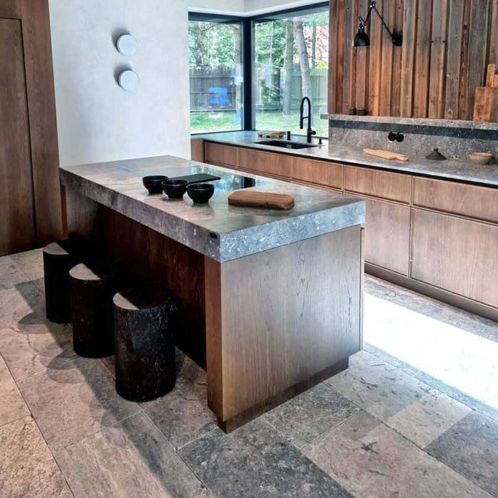 Płytki Trawertyn Silver bębnowany komplet 0,742 m2 - podłogi, ściany