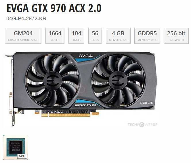 Pl. Gráfica EVGA GTX 970 4GB GDDR5 – Excelente desempenho em 1080p