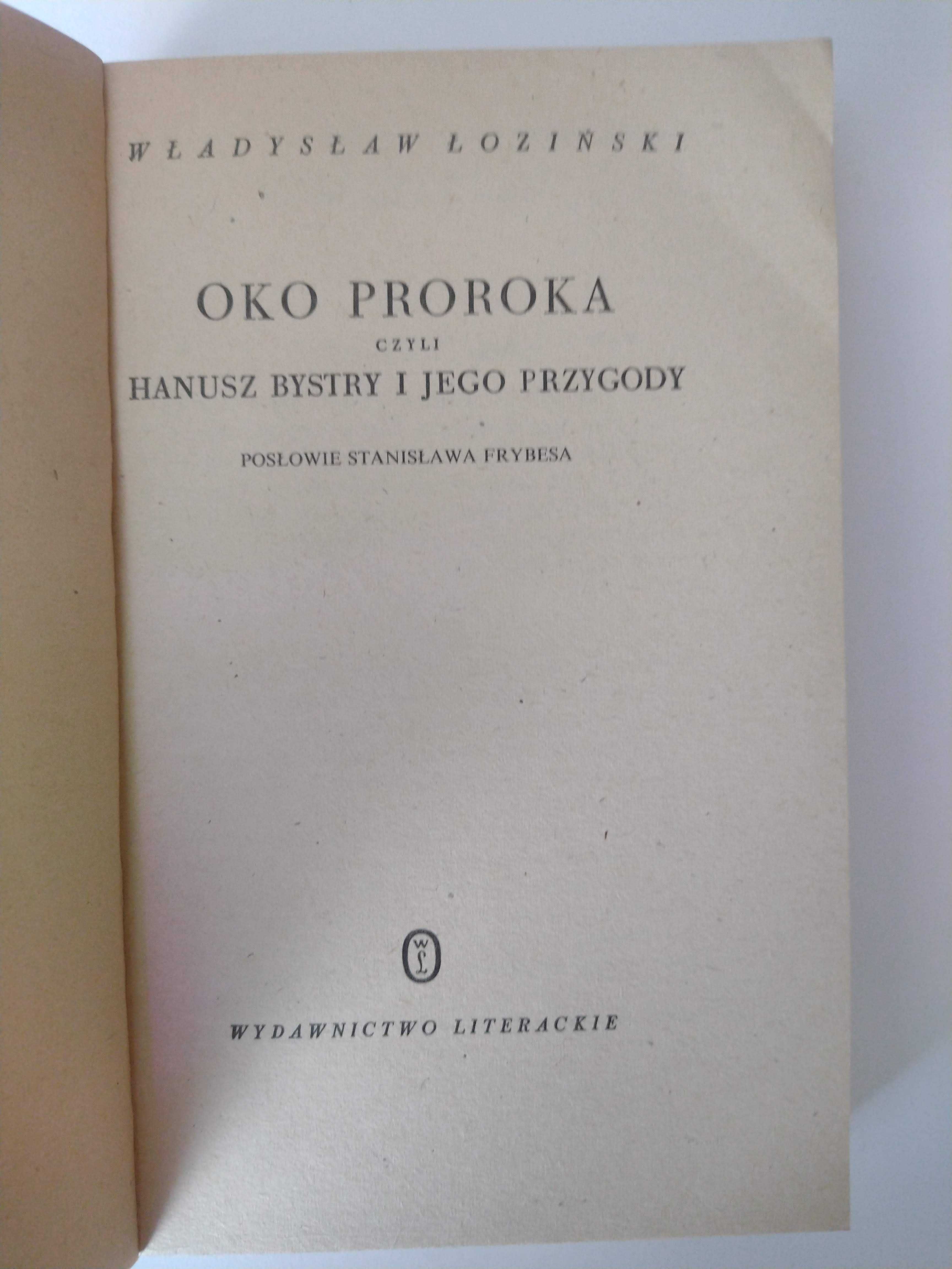 Władysław Łoziński - Oko proroka