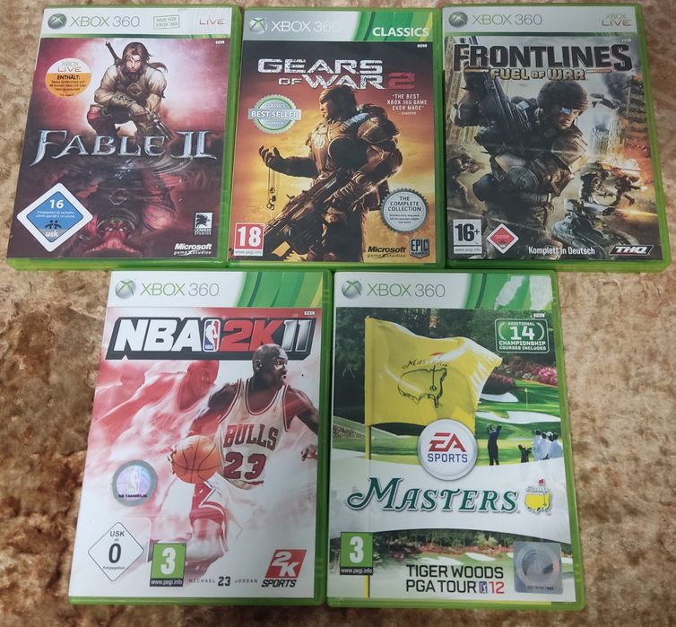 Лот ліцензійні ігри Xbox 360