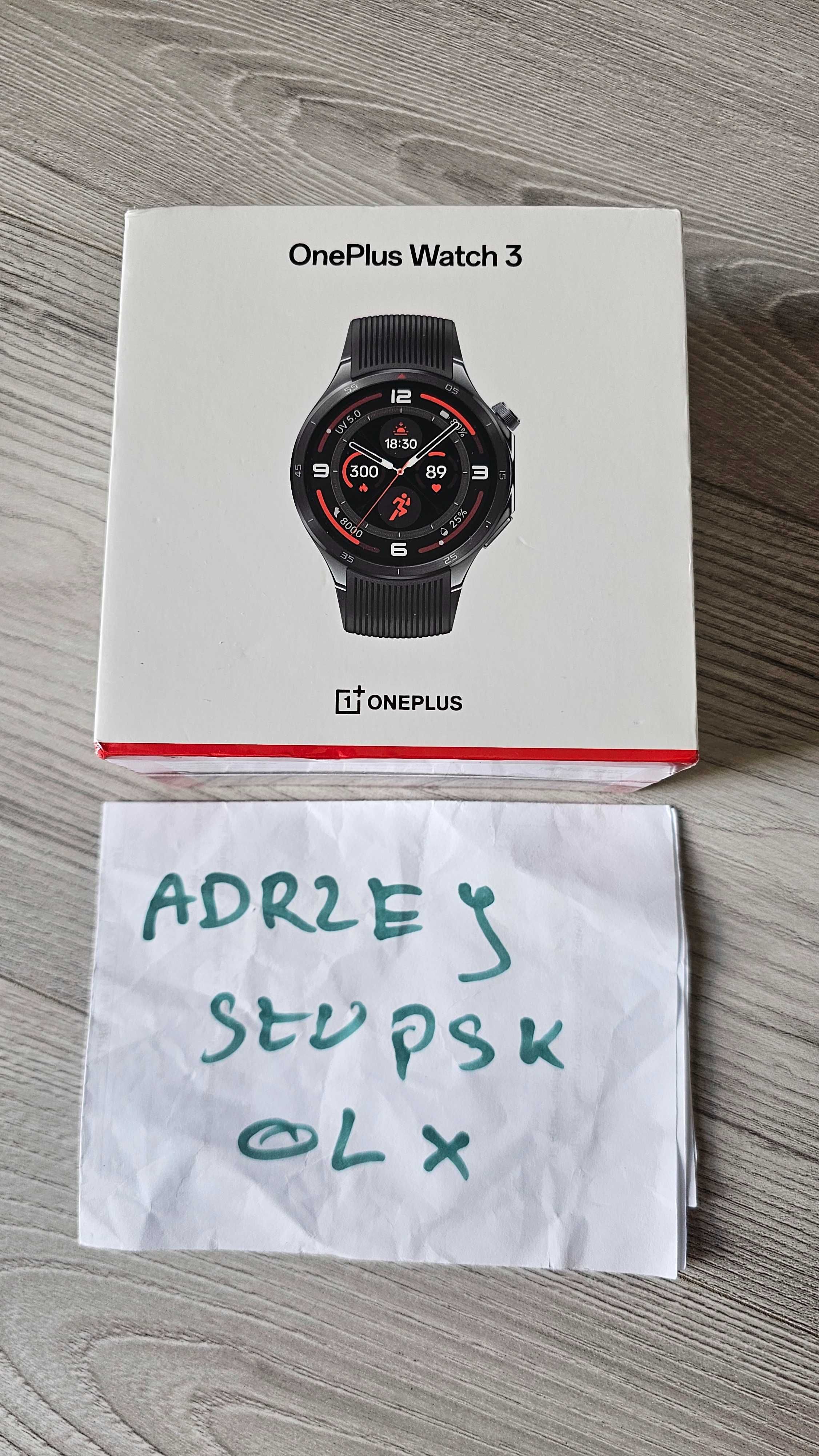 OnePlus Watch 3 oryginalny nowy zafoliowany i zaplombowany Polski