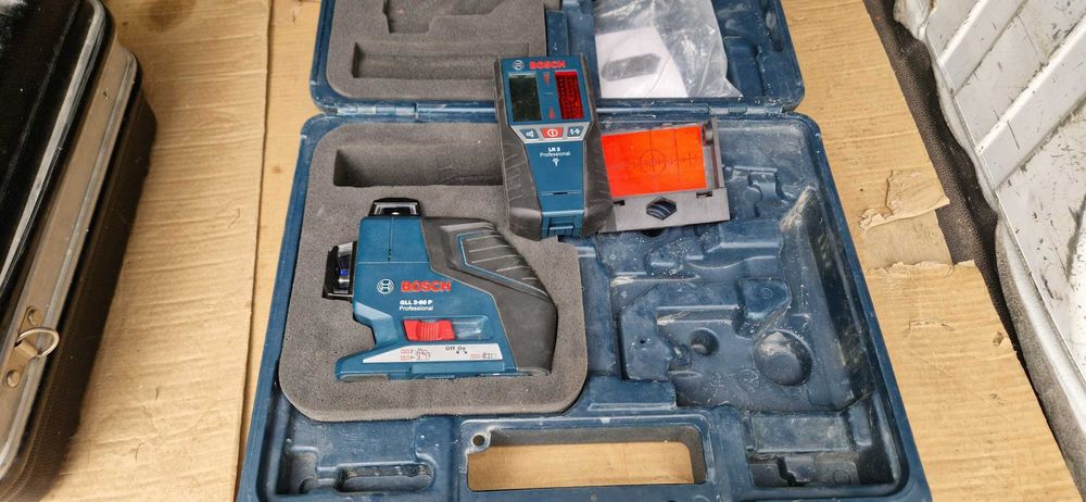 Sprzedam w ładnym  stanie  Laser Bosch  GLL  3-80P i  odbiornik  LR-2