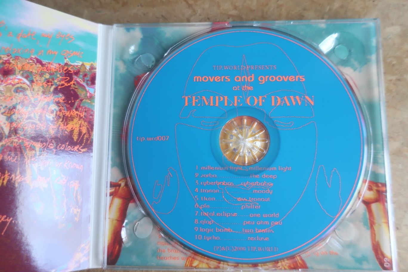 Moovers and Groovers Temple of Dawn (tip world, goa trance, 2000, novo