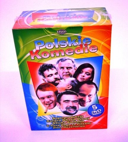 Polskie Komedie 5DVD Box w folii NOWY