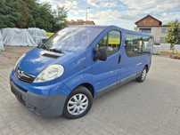 Opel Vivaro 2.0i 16V + GAZ Długi 9- Osobowy KLima