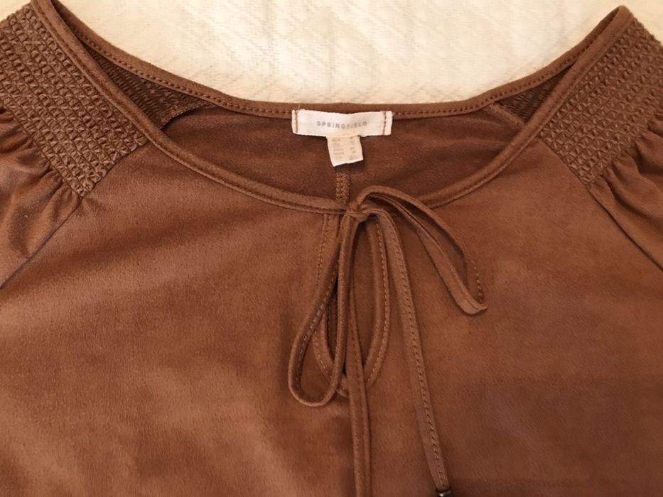 Camisola/Túnica camel Springfield