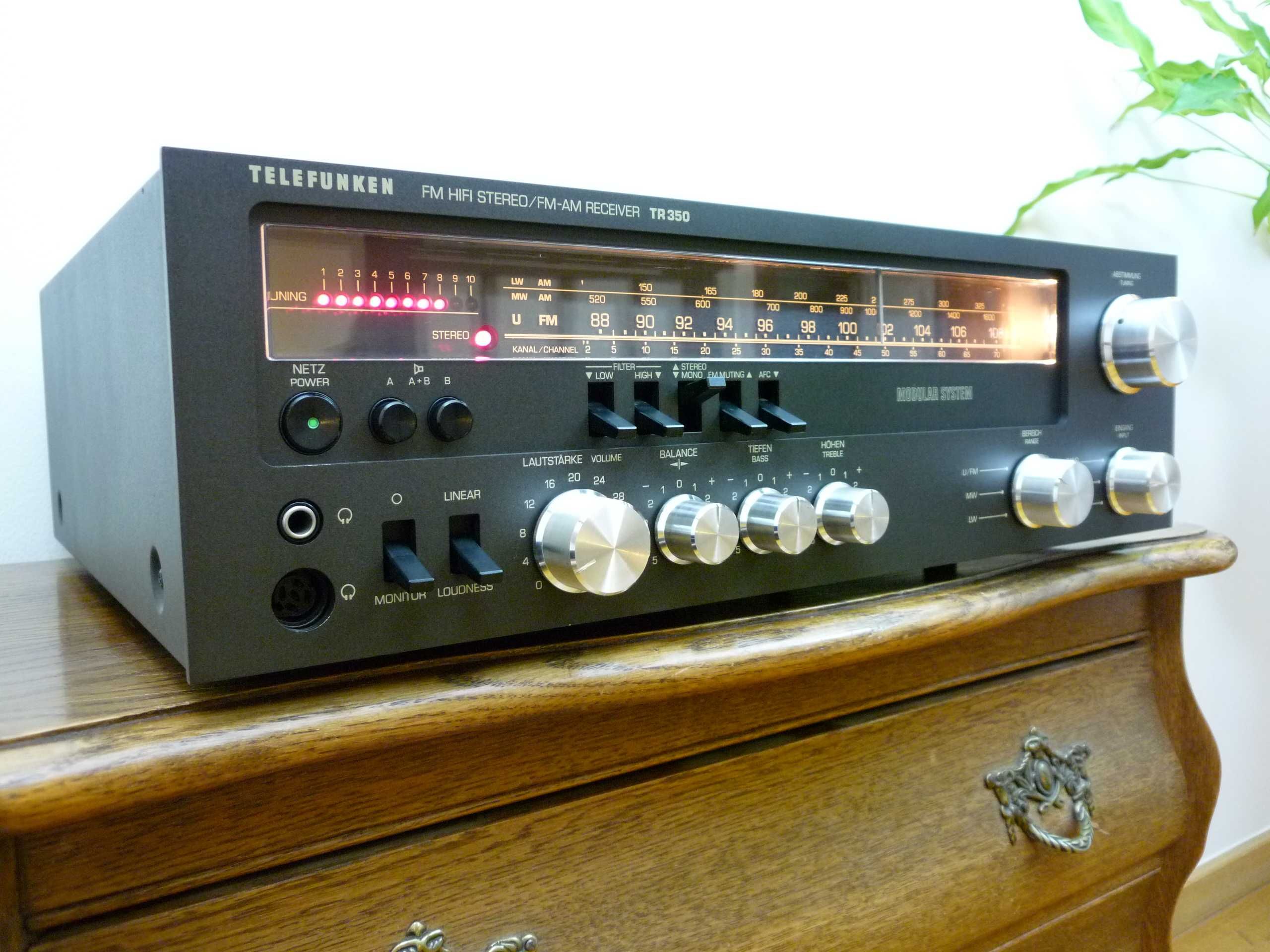 TELEFUNKEN TR 350 Wzmacniacz Amplituner Hi-Fi VINTAGE jak NOWY