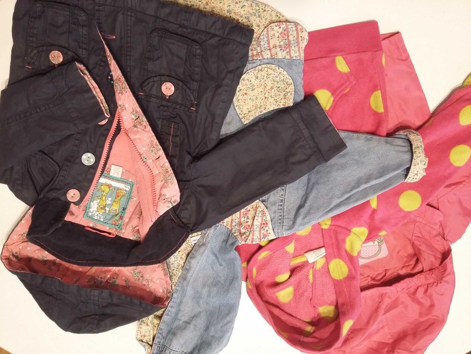 Kurteczki, bluza dla dziewczynki r. 74,80,86