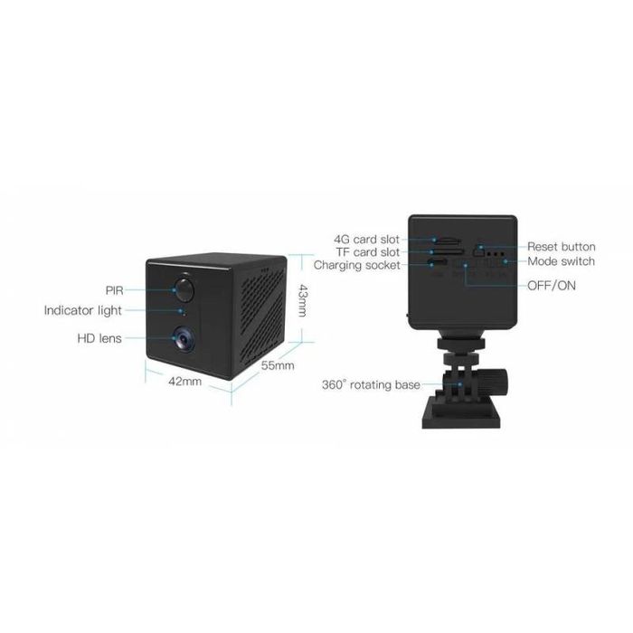 Відеокамера 3G / 4G міні камера з SIM-картою VStarcam CB75 4G камера
