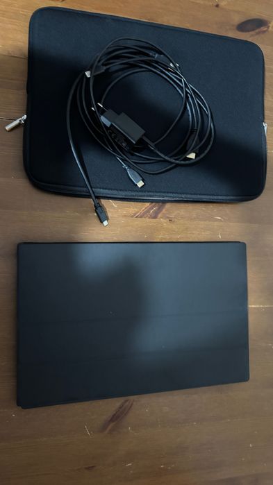 Monitor touchscreen 15,6 polegadas com bateria