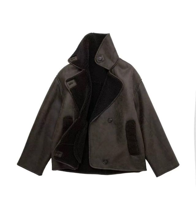 Дублянка Zara коричневого кольору