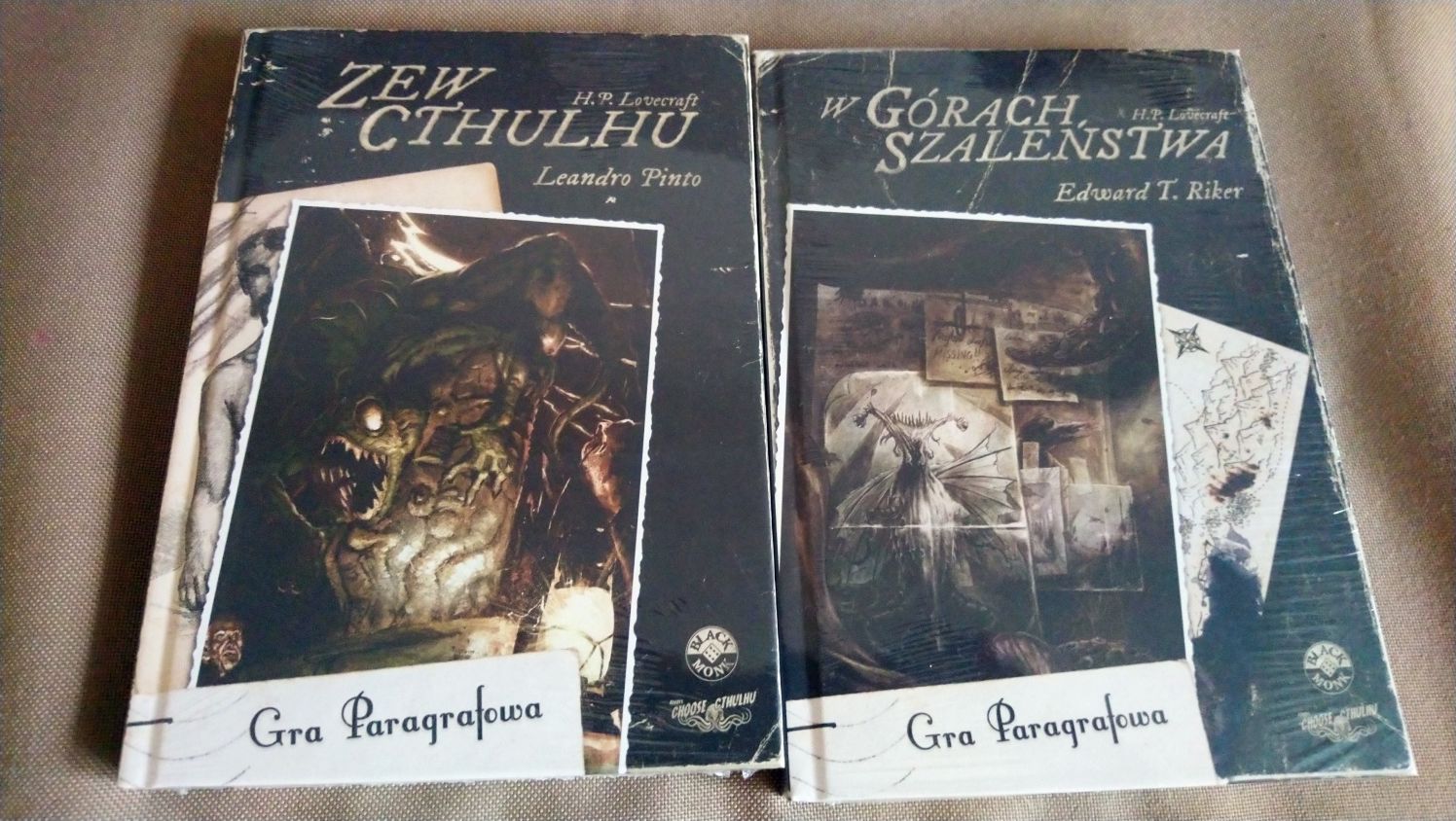 Dwie książki. Gra paragrafowa w górach szaleństwa + Zew Cthulhu