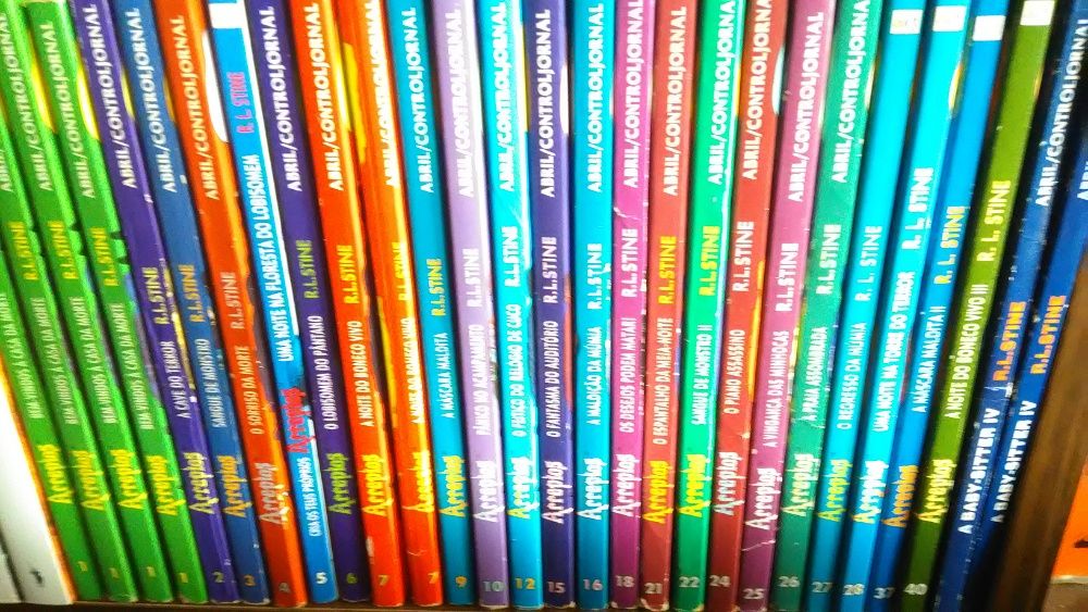 COLEÇÃO ARREPIOS Vendidos em SEPARADO Livros Colecção Stine Entrg. JÁ
