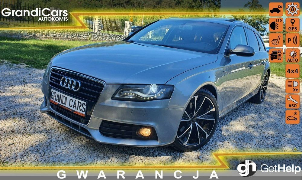 Audi A4 Avant 3.0 TDI 240KM Quattro # Stronic # Panorama # Full Opcja # Super Stan !
