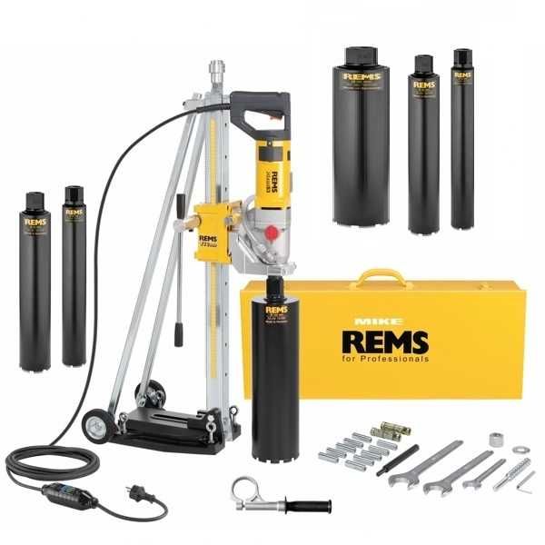 Elektryczna wiertnica diamentowa REMS Picus S3 + Statyw + 6 x Wiertło