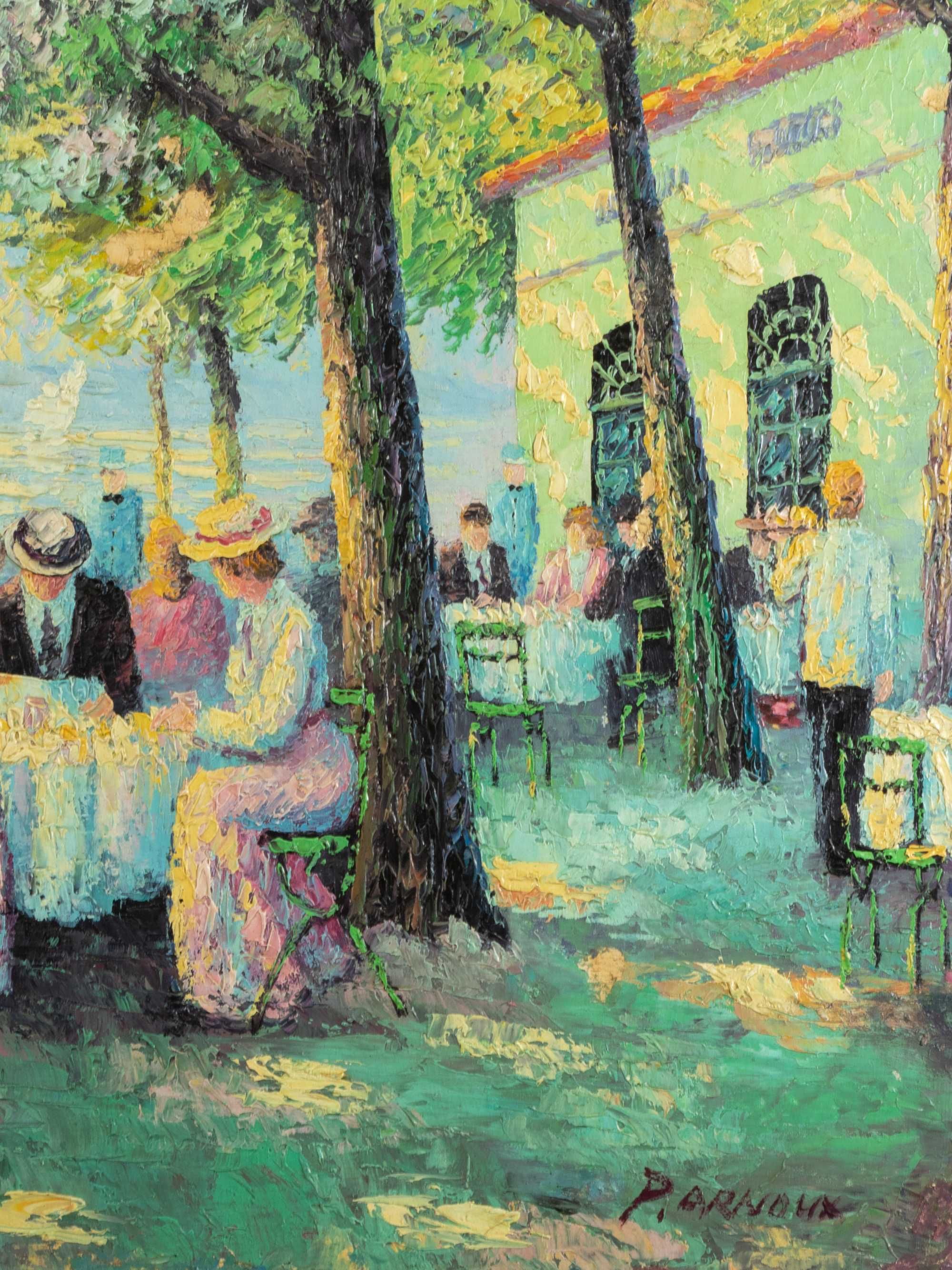 Pintura café Paris cabaré Paul Arnaux | Impressionismo