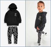 NEXT  uroczy komplecik bluzka i legginsy z dino