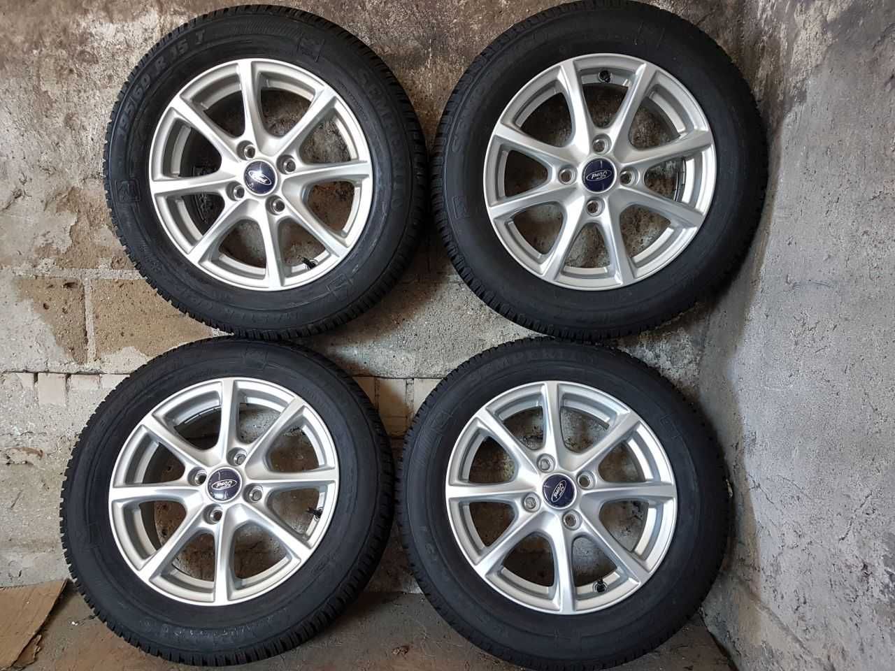 Nowe Felgi aluminiowe Ford R15 4x108 6JX15H2 ET 45 czujniki TPMS