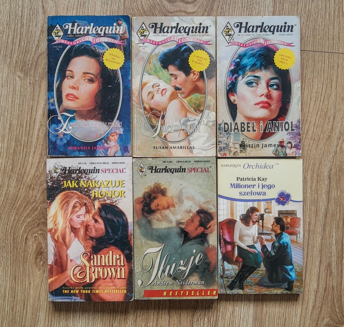 Harlequin zestaw 6 książek + gratis!