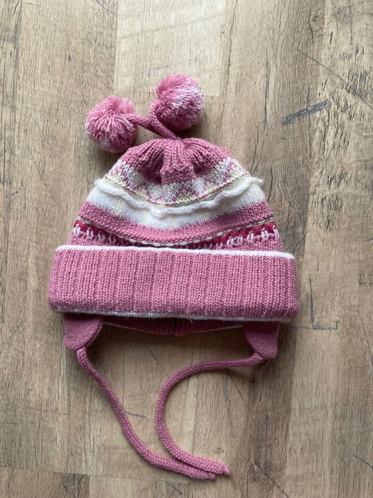 Czapka zimowa niemowlęca proman zawiązywana