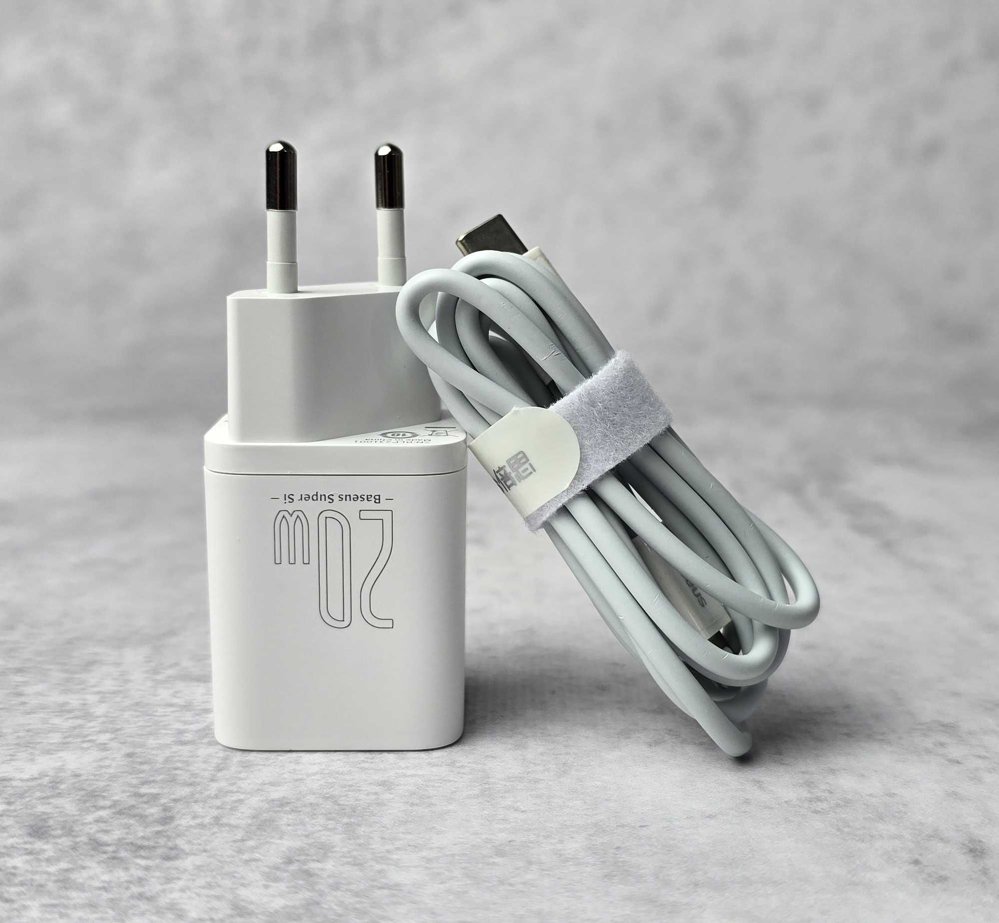 Мережевий зарядний пристрій Baseus Super Silicone 20W TZCCSUP-B02 NEW