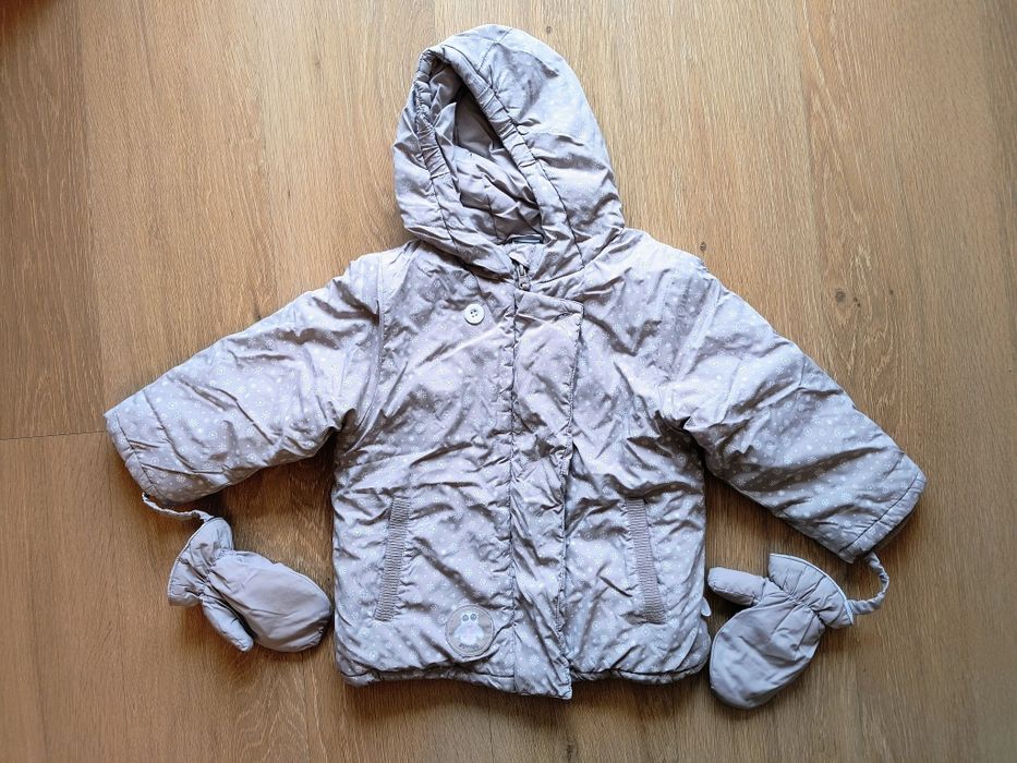 Kurtka zimowa z rękawiczkami Coccodrillo 98