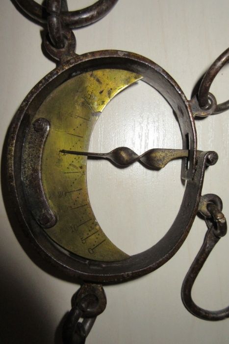 Старинные весы / Кантарик С (с клеймом "ED"), двухмерные