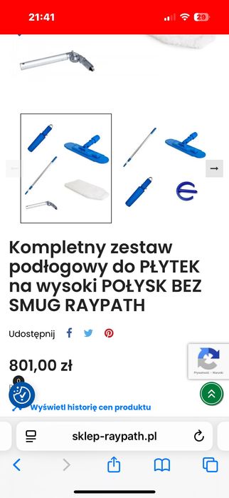 Mop zestaw raypath cały komplet